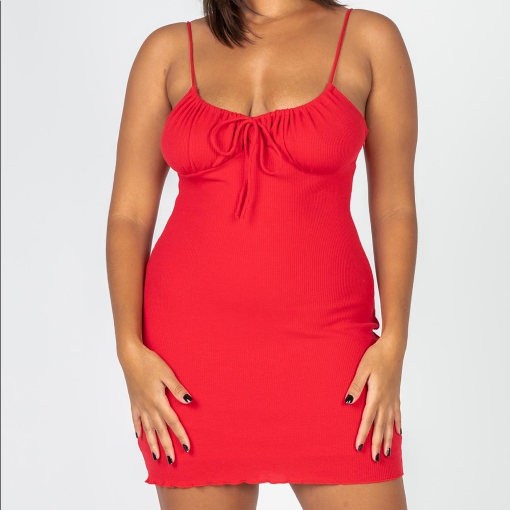 Princess polly slow dancing red mini dress